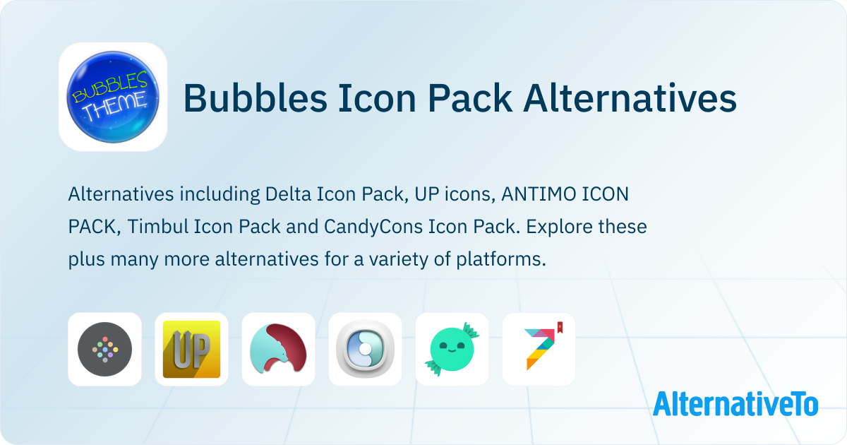 Bubbles Icon Pack Alternatives and Similar Apps | AlternativeTo