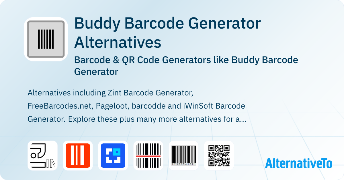Buddy Barcode Generator Alternatives: Top 9 Barcode Generators ...