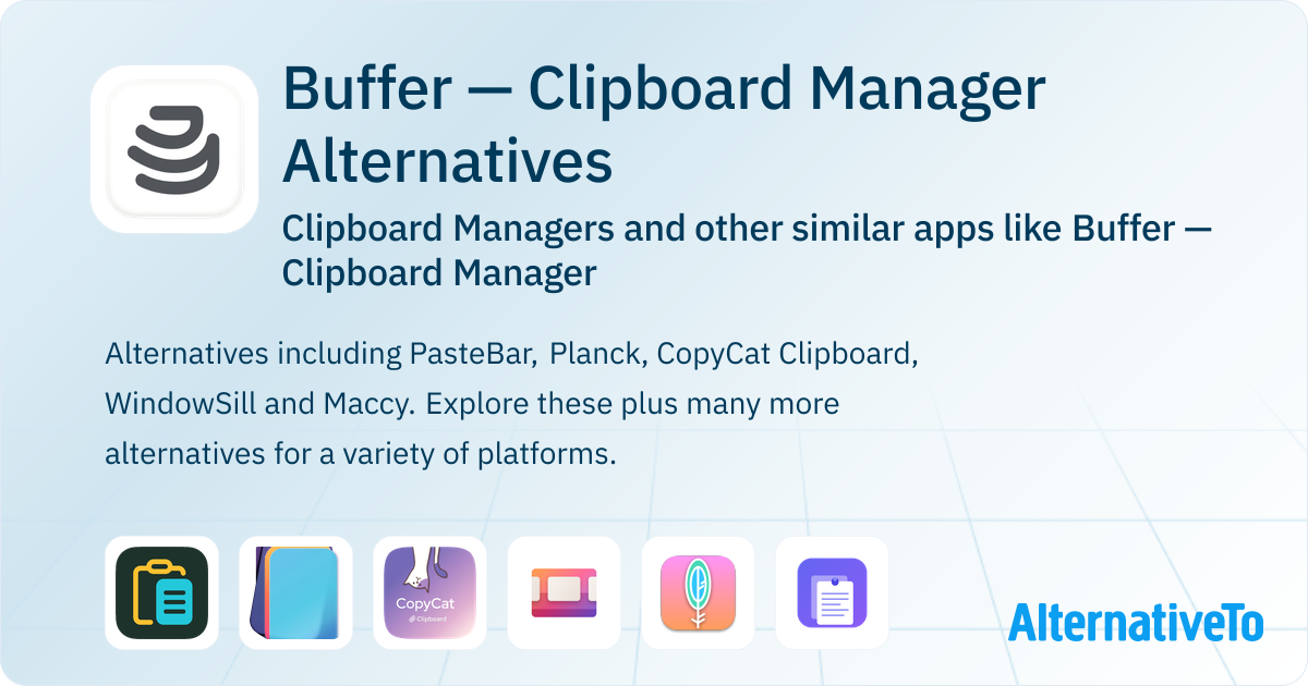 Buffer — Clipboard Manager Alternatives: Top 12 Clipboard Managers ...