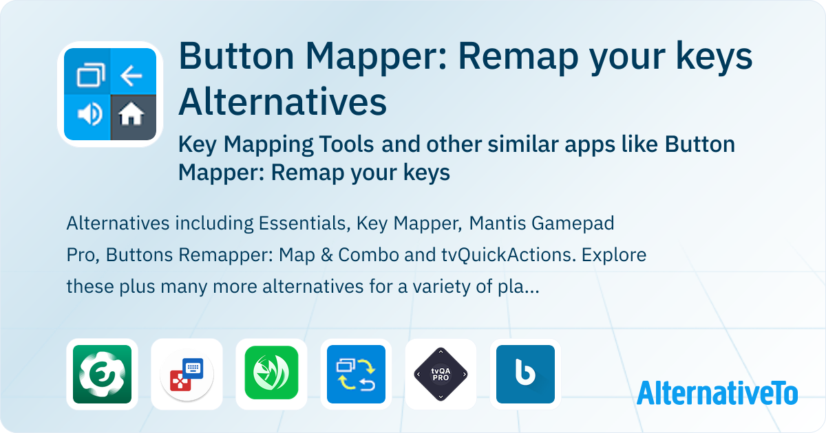 Button Mapper: Remap your keys Alternatives: Top 6 Key Mapping Tools ...