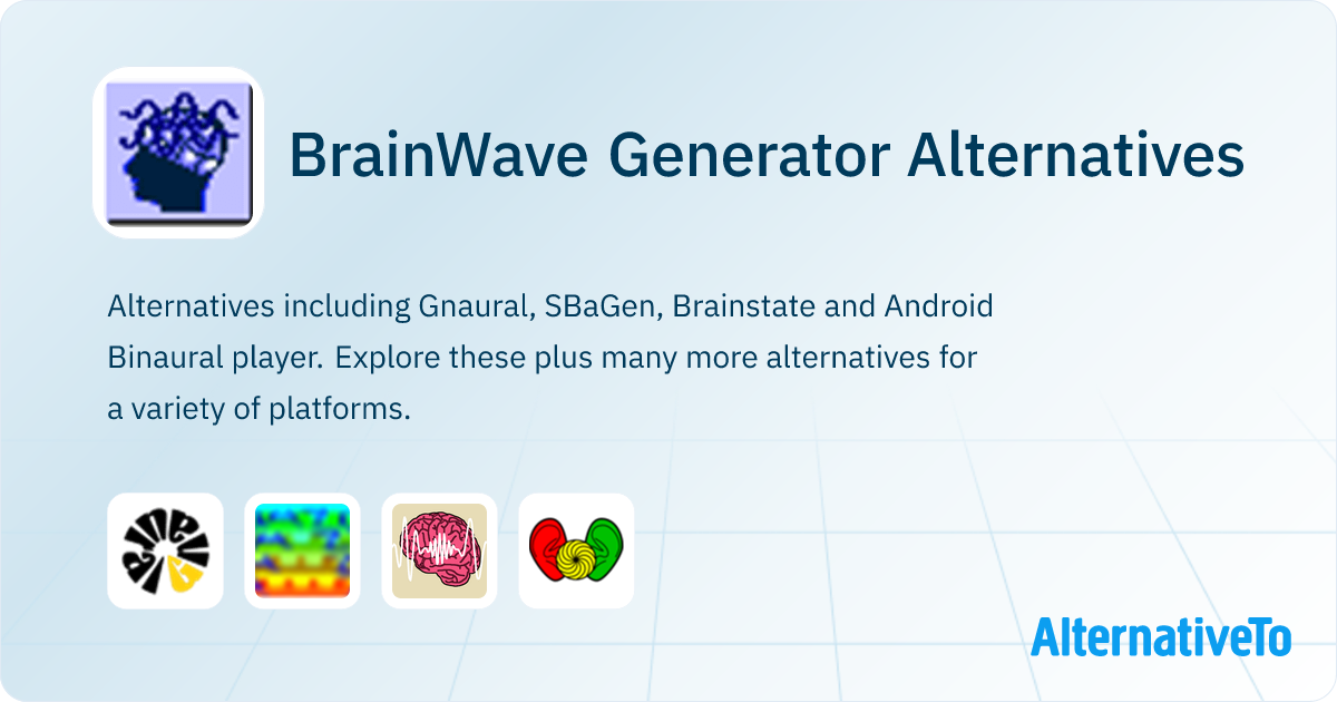 BrainWave Generator Alternatives - Explore Similar Software | AlternativeTo