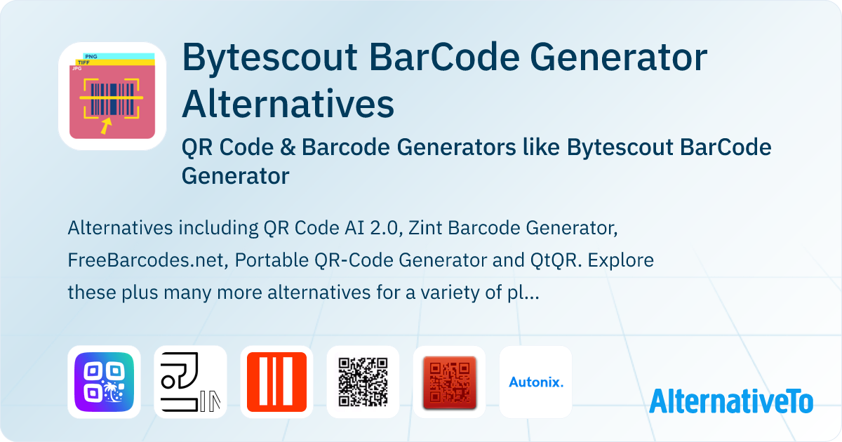 Bytescout BarCode Generator Alternatives: Top 12 QR Code Generators ...