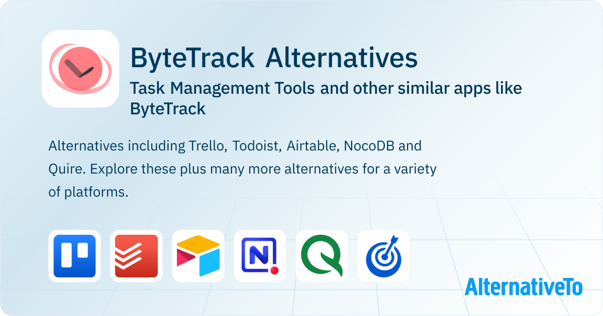 ByteTrack Alternatives: Top 12 Task Management Tools & Similar Apps ...
