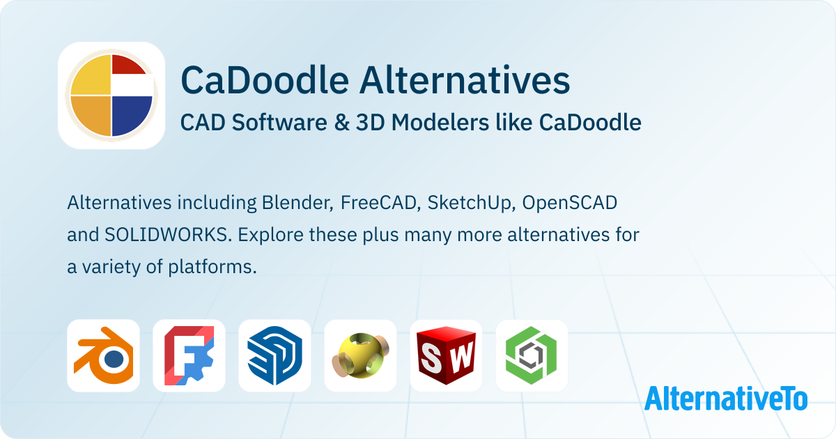 CaDoodle Alternatives: Top 10 CAD Software & 3D Modelers | AlternativeTo