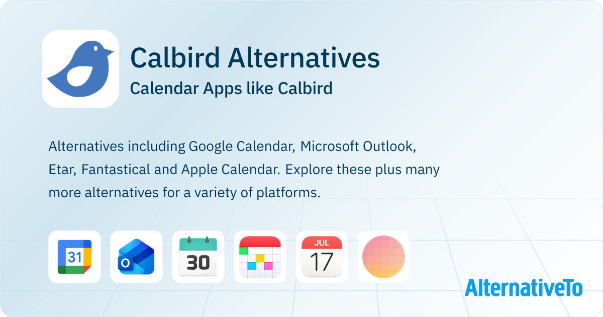 Calbird Alternatives: Top 12 Calendar Apps & Similar Websites ...
