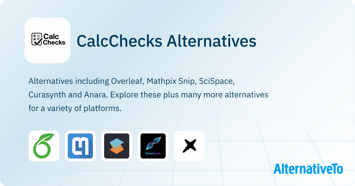 CalcChecks Alternatives - Explore Similar Sites & Apps | AlternativeTo