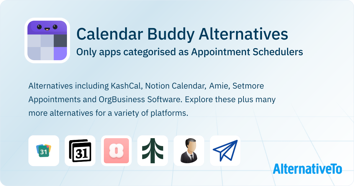 Calendar Buddy Alternatives: Top 11 Appointment Schedulers | AlternativeTo
