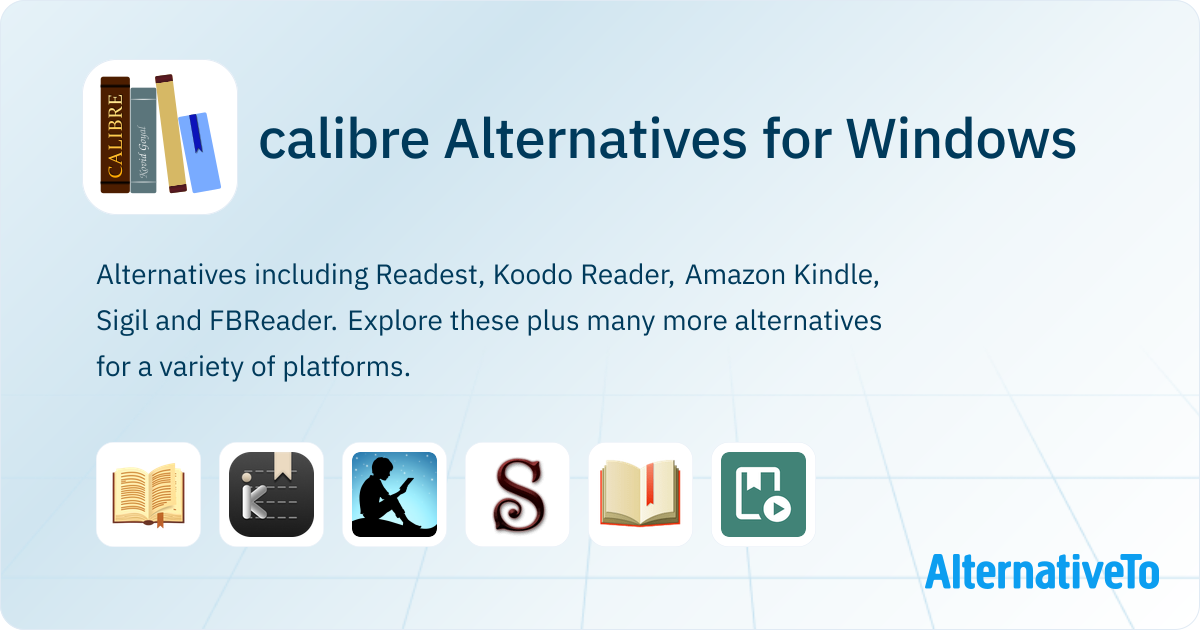 calibre Alternatives for Windows: Top 12 Ebook & PDF Readers ...