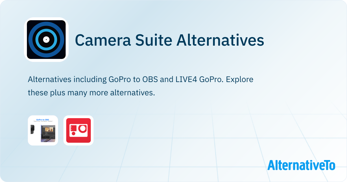 Camera Suite Alternatives - Explore Similar Apps | AlternativeTo