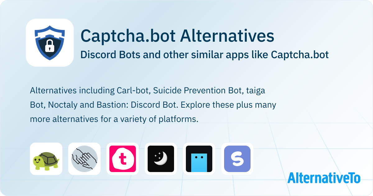 Captcha.bot Alternatives: Top 20 Discord Bots & Similar Apps ...