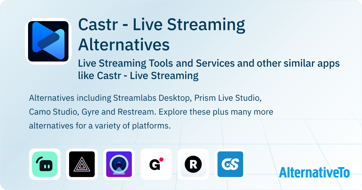 Castr - Live Streaming Alternatives: Top 12 Live Streaming Tools and ...