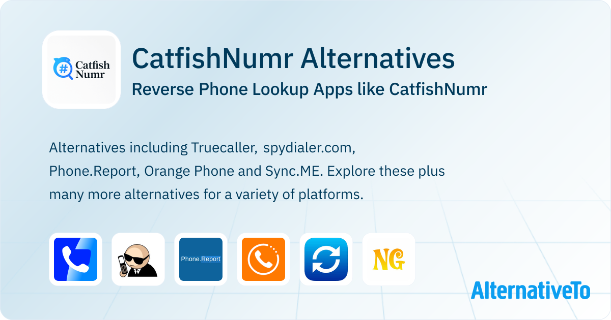 CatfishNumr Alternatives: Top 13 Reverse Phone Lookup & Similar Apps ...