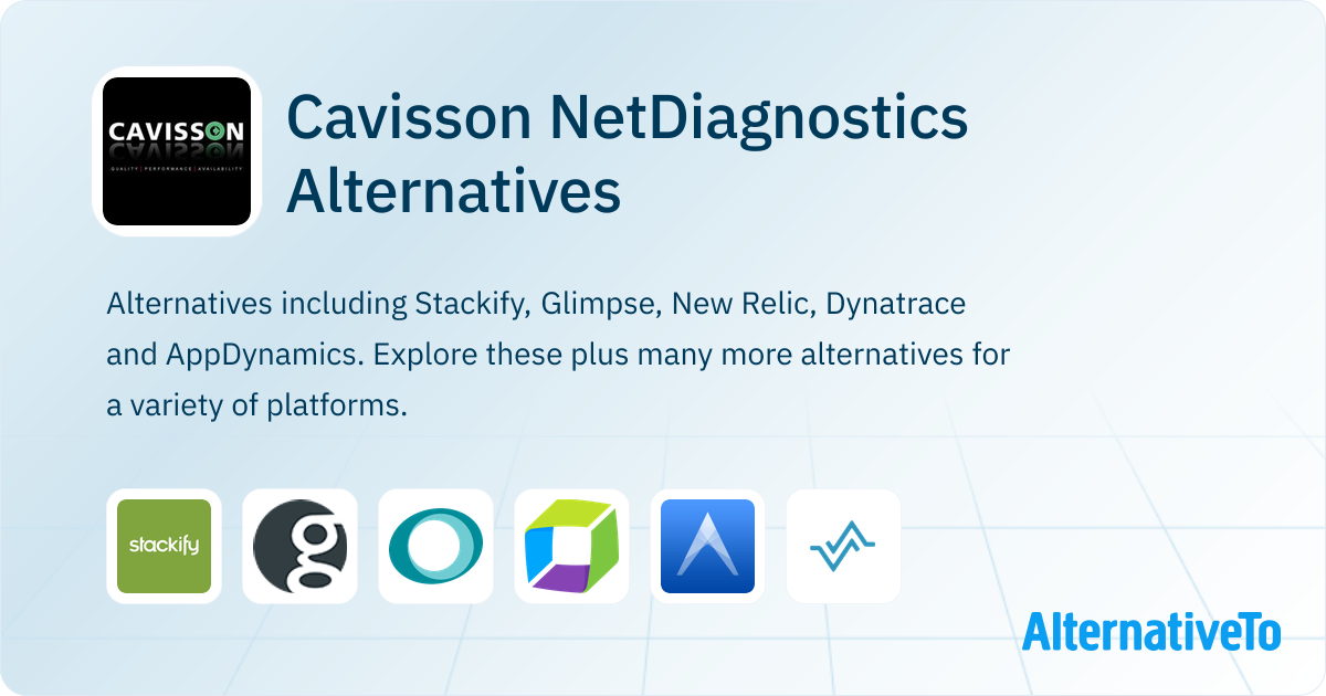Cavisson NetDiagnostics Alternatives - Explore Similar Software ...