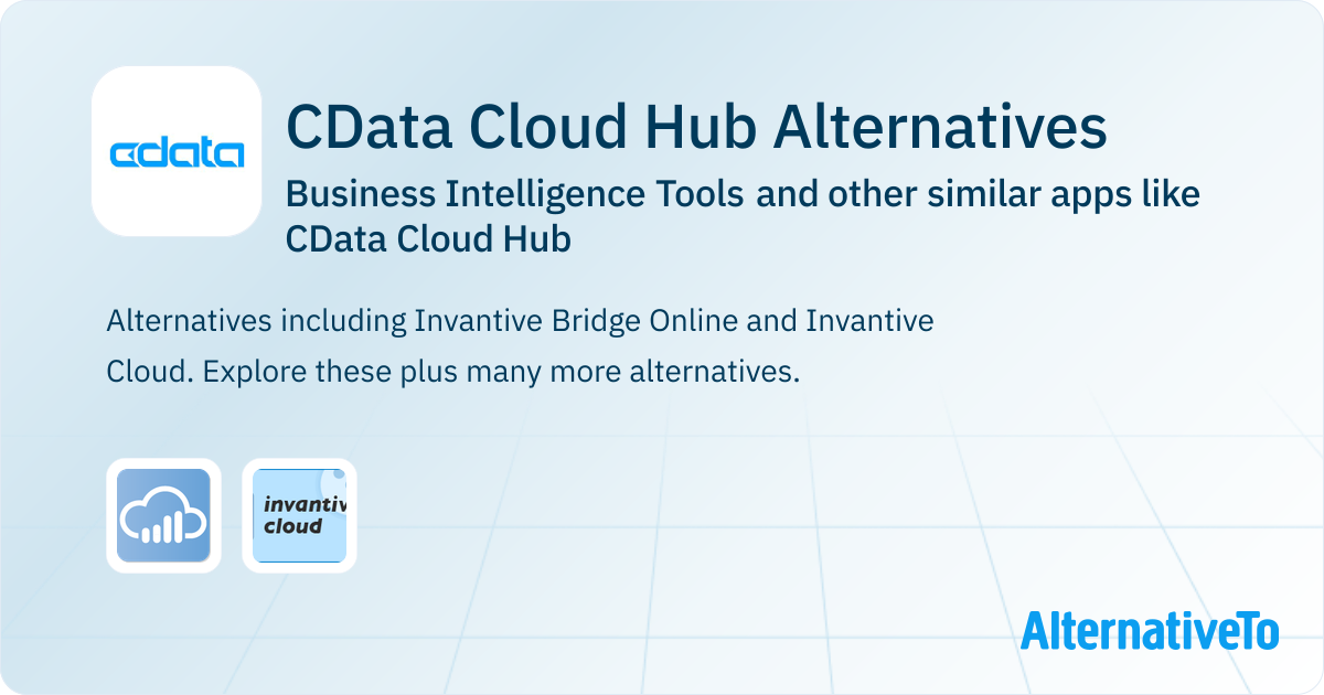 CData Cloud Hub Competitors: Top 2 Alternative Business Intelligence ...
