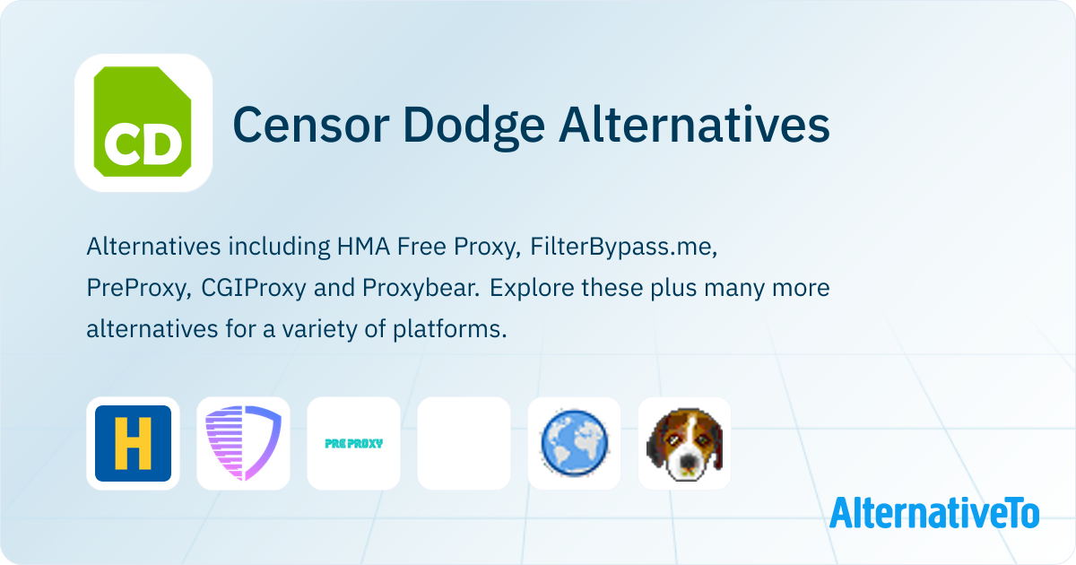 Censor Dodge Alternatives - Explore Similar Apps & Services | AlternativeTo