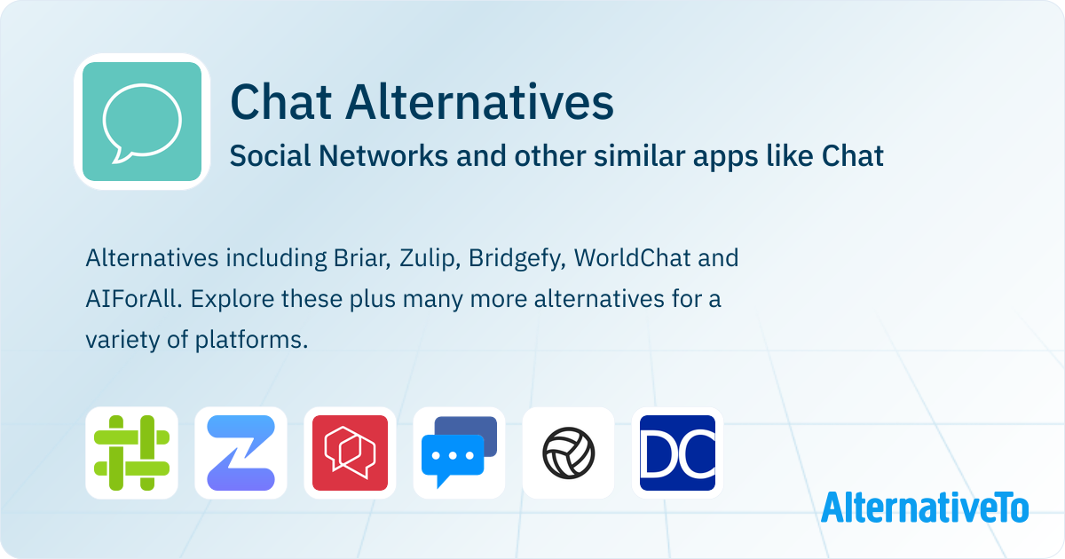 Chat Alternatives: Top 7 Social Networks & Similar Apps | AlternativeTo