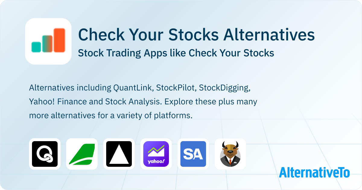 Check Your Stocks Alternatives: Top 7 Stock Trading Apps & Similar ...