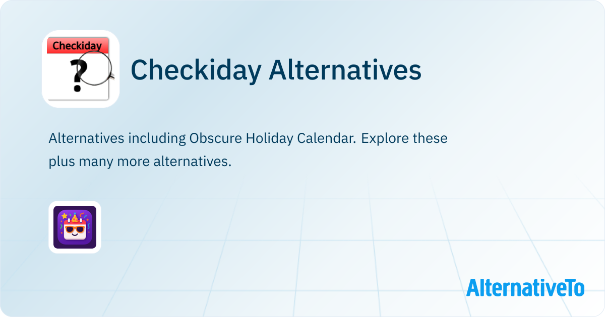 Checkidy Check Checkiday Alternatives - Explore Similar Apps | AlternativeTo