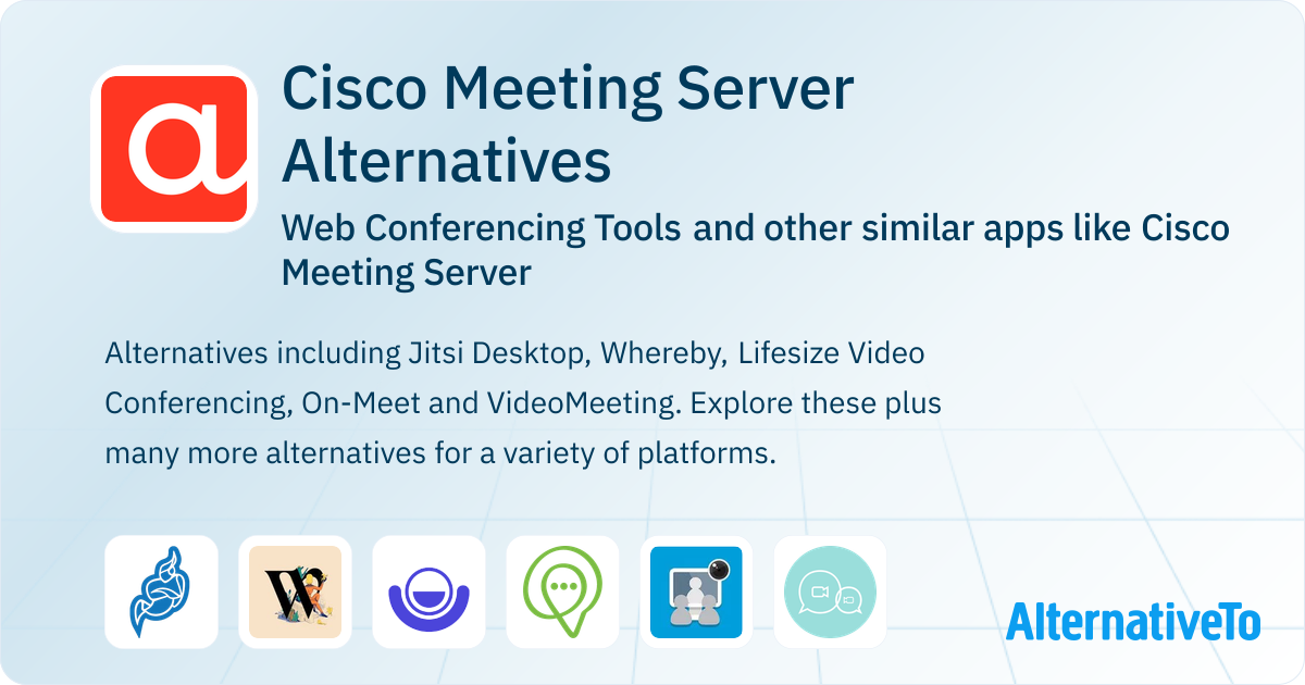 Websit Like Cisco Cisco Meeting Server Alternatives: Top 10 Web Conferencing Tools ...