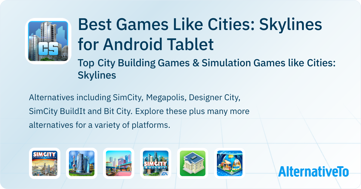 Best Games Like Cities: Skylines for Android Tablet: Top City Building
