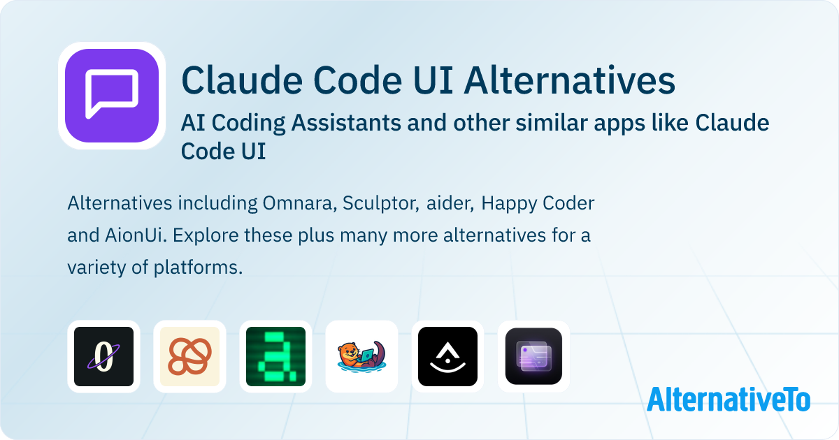 Claude Code UI Alternatives: Top 8 AI Coding Assistants & Similar ...
