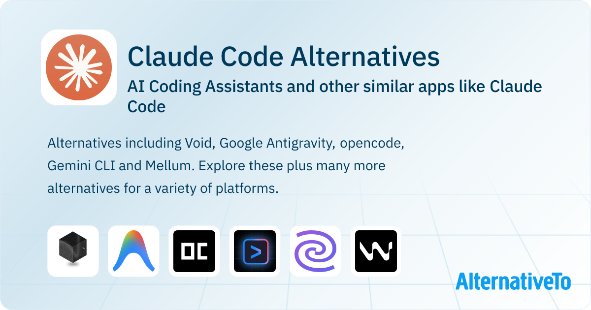 Claude Code Alternatives Top 12 Ai Coding Assistants Similar Apps