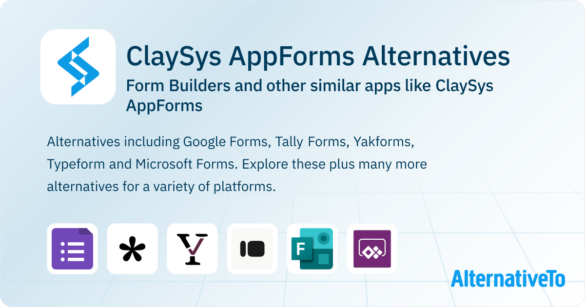 ClaySys AppForms Alternatives: Top 12 Form Builders & Similar Apps ...