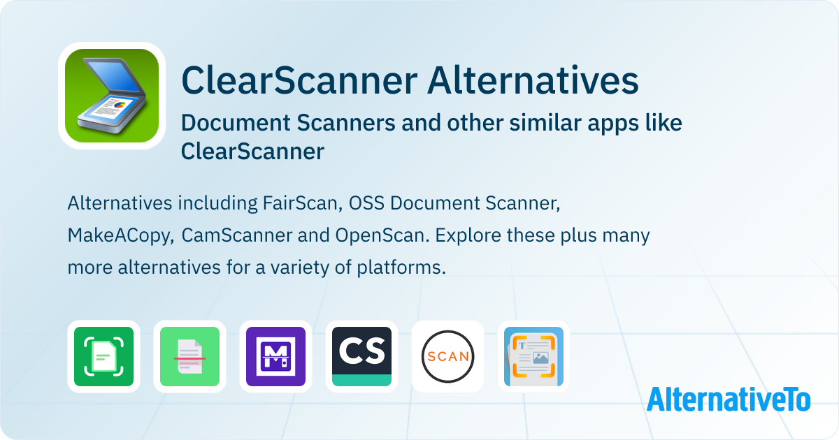 ClearScanner Alternatives: Top 12 Document Scanners & Similar Apps ...