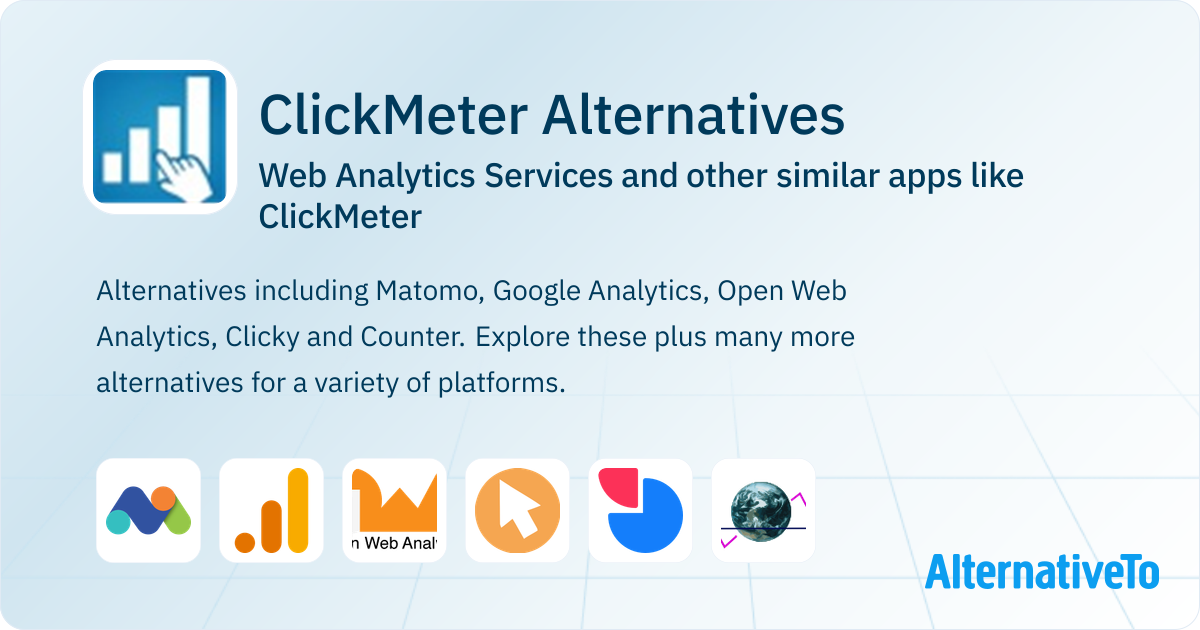 Clickmeter ClickMeter Alternatives: Top 12 Web Analytics Services & Similar ...