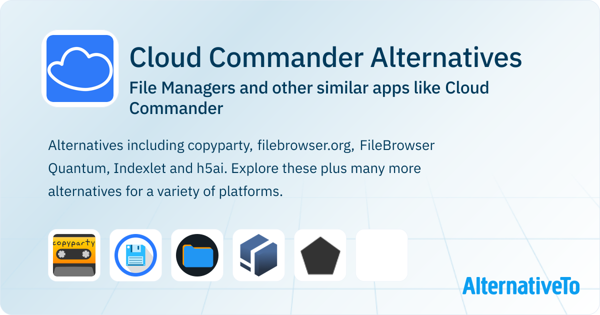 Cloud Commander Alternatives: Top 10 File Managers & Similar Apps ...