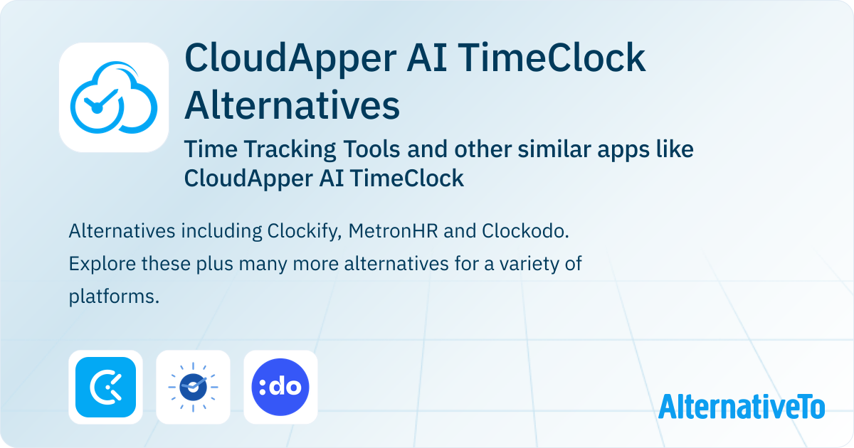 CloudApper AI TimeClock Alternatives: Top 2 Time Tracking Tools ...