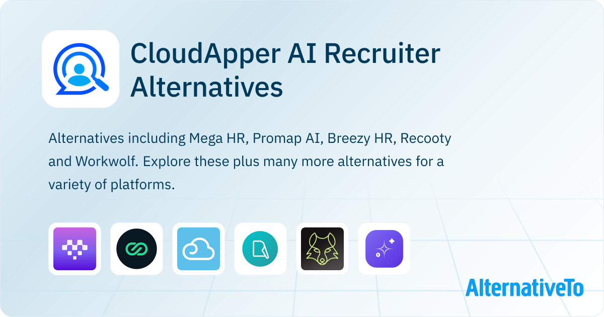 Cloudapper CloudApper AI Recruiter Alternatives - Explore Similar Sites & Apps ...