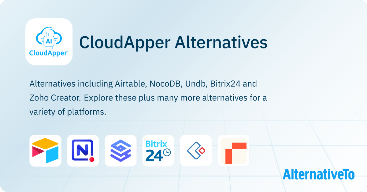 CloudApper Alternatives - Explore Similar Apps & Services | AlternativeTo
