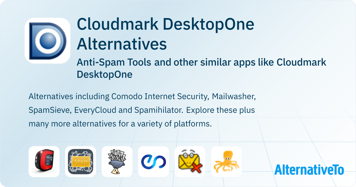 Cloudmark Desktop Cloudmark DesktopOne Alternatives: Top 9 Anti-Spam Tools & Similar Apps ...