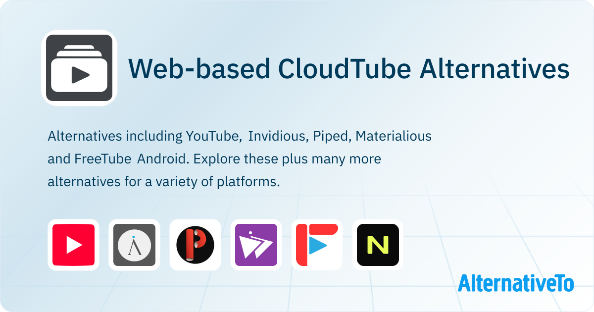 CloudTube Alternatives: Top 15 Web-based YouTube Clients & Similar Apps ...
