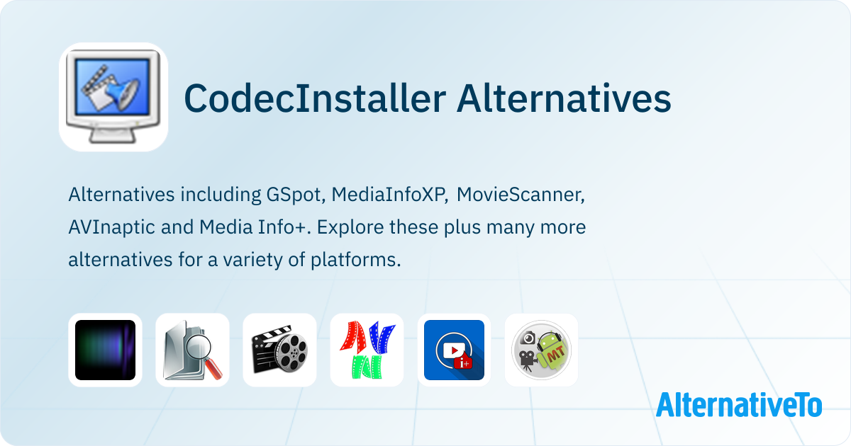 CodecInstaller Alternatives - Explore Similar Software | AlternativeTo