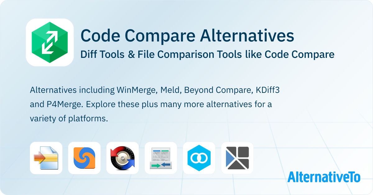 Code Compare Alternatives: Top 12 Diff Tools | AlternativeTo