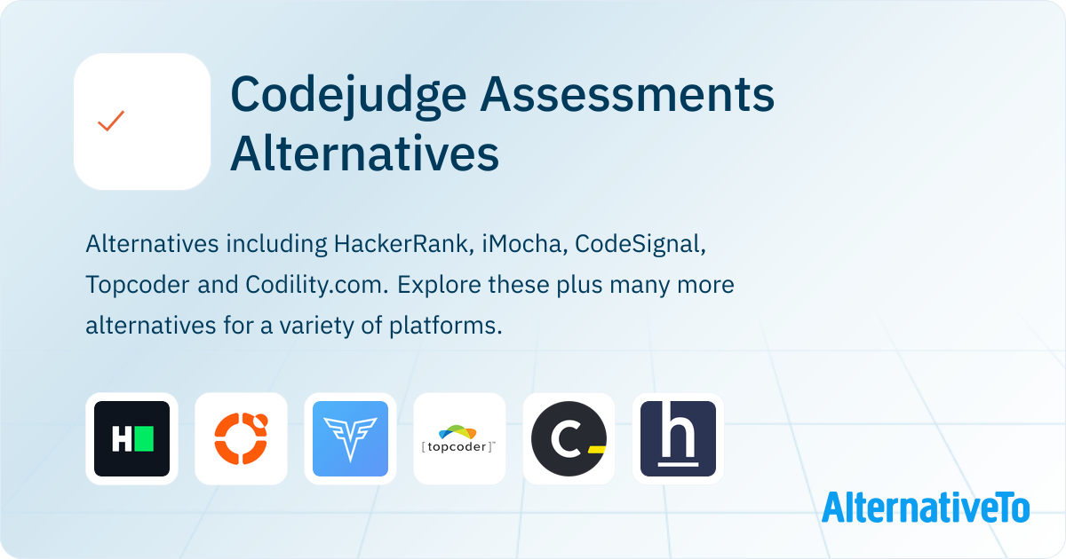 Codejudge Assessments Alternatives - Explore Similar Apps & Services ...
