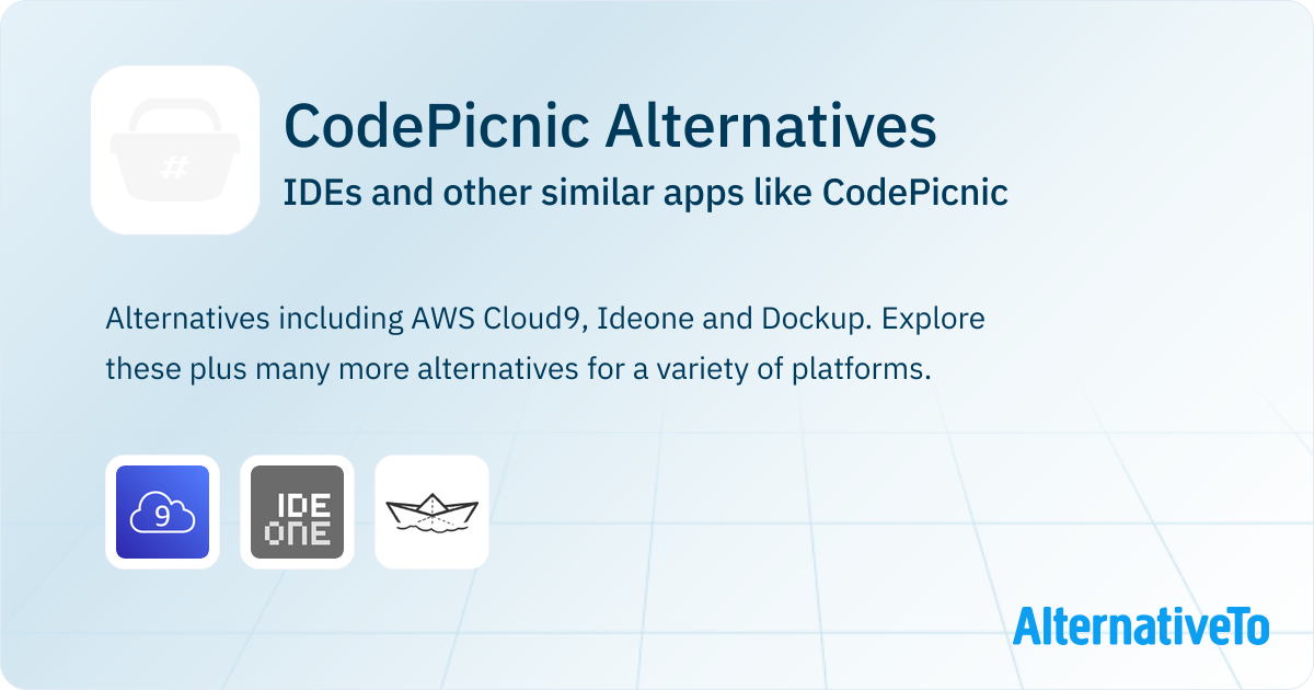 CodePicnic Alternatives: Top 3 IDEs & Similar Websites | AlternativeTo