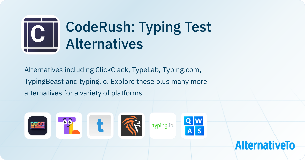 CodeRush: Typing Test Alternatives - Explore Similar Sites & Apps ...