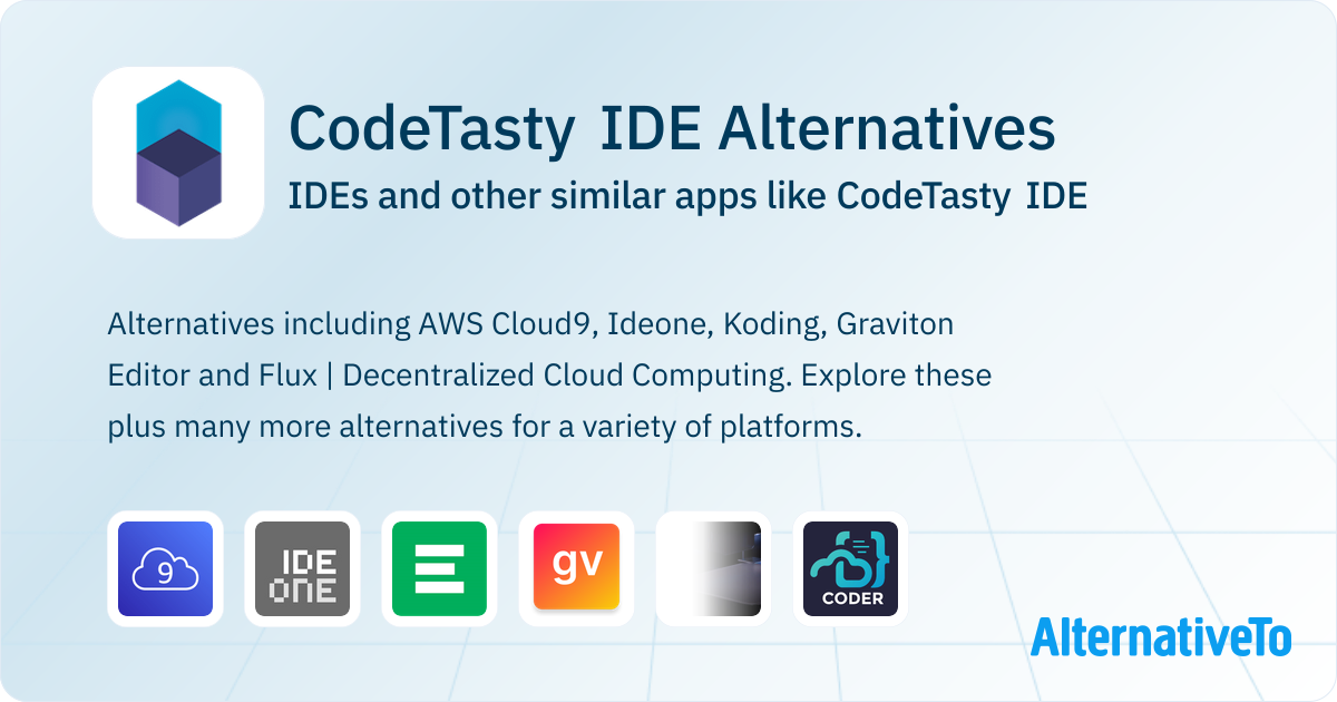 CodeTasty IDE Alternatives: Top 21 IDEs & Similar Websites | AlternativeTo