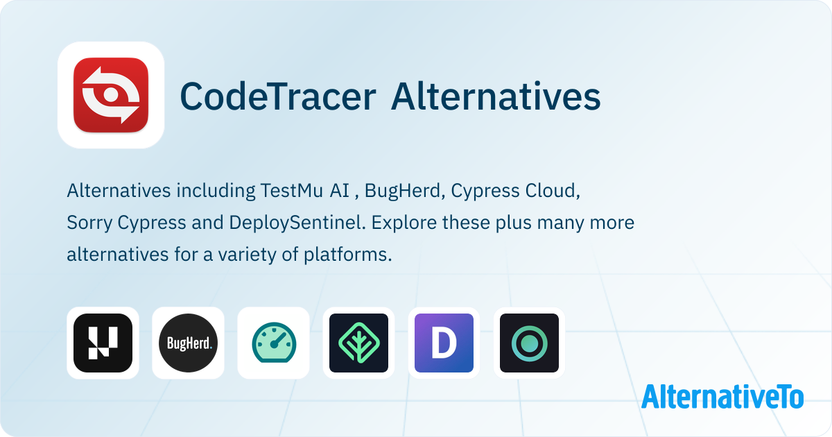 CodeTracer Alternatives - Explore Similar Software | AlternativeTo