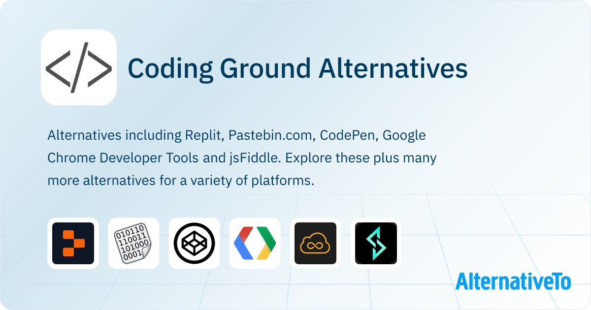 Coding Ground Alternatives - Explore Similar Sites & Apps | AlternativeTo