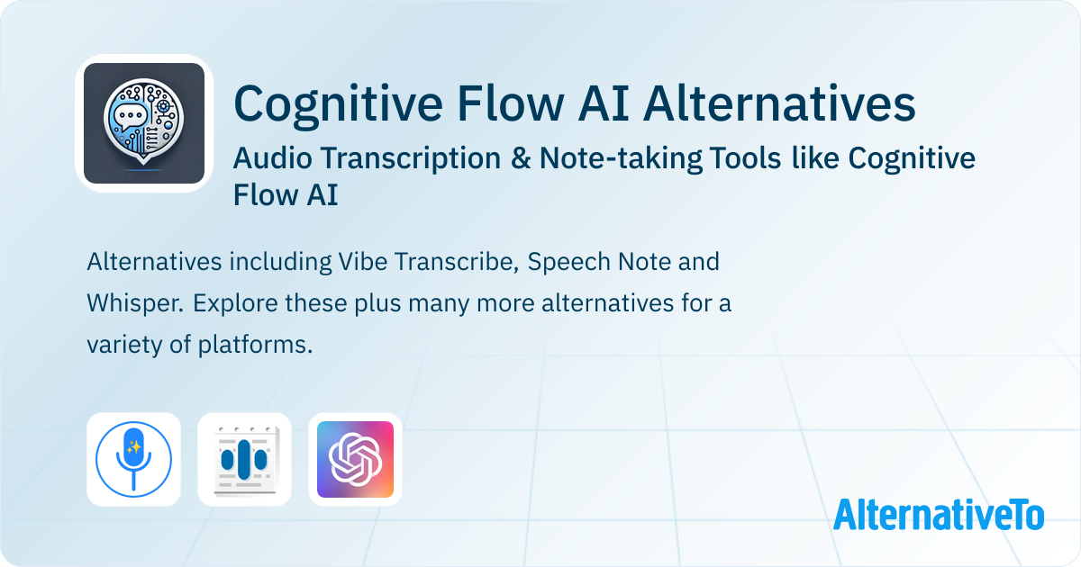 Cognitive Flow AI Alternatives: Top 3 Audio Transcription Tools ...