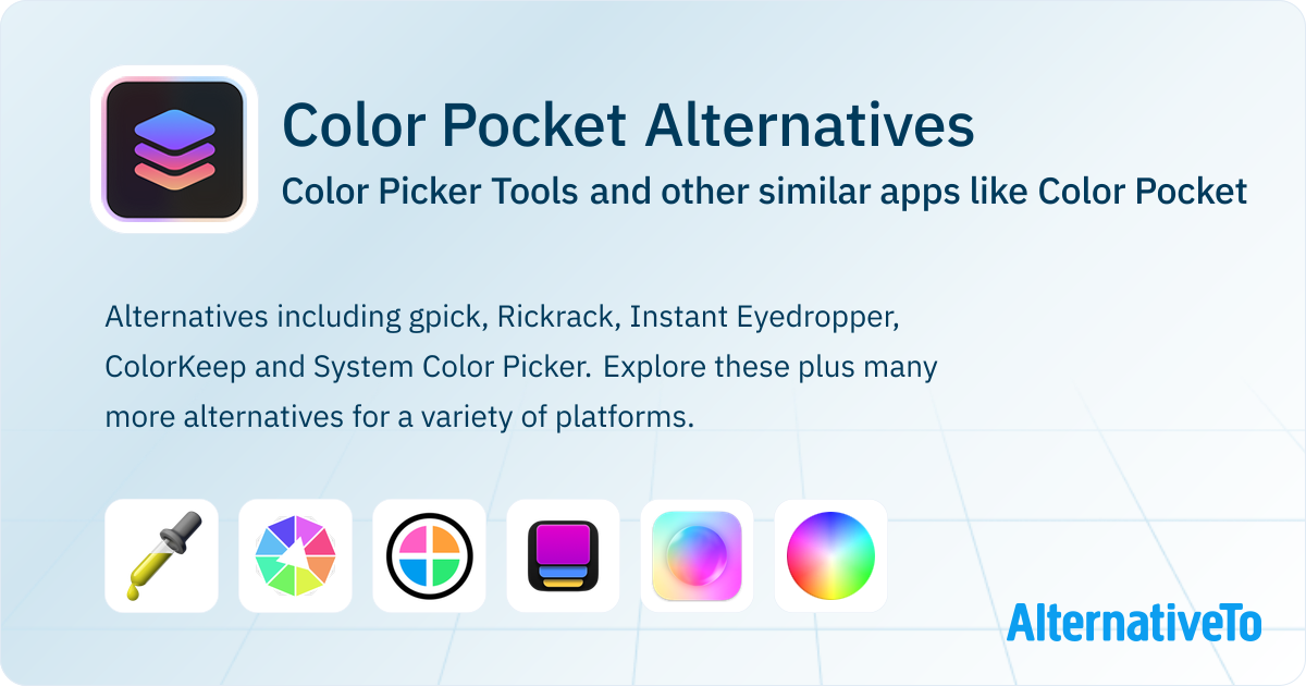 Color Toolkit Color Pocket Alternatives: Top 12 Color Picker Tools & Similar Apps ...