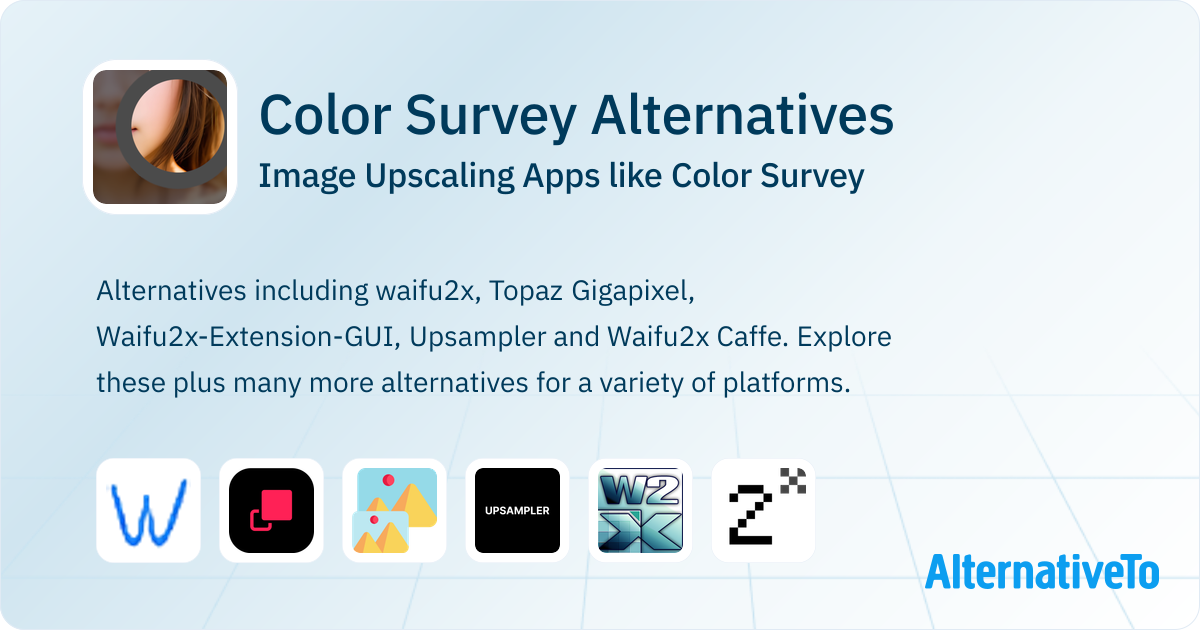 Questionnaire Using Colours Color Survey Alternatives: Top 12 Image Upscaling & Similar Apps ...