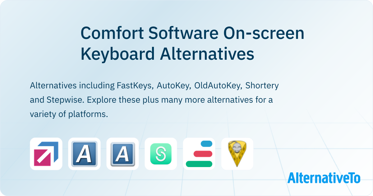 Comfort Software On-screen Keyboard Alternatives - Explore Similar ...