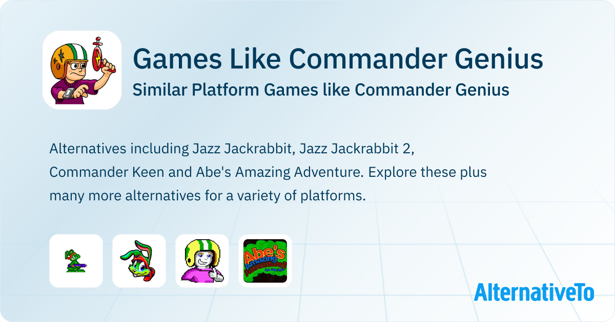 Games Like Commander Genius: Similar Platform Games | AlternativeTo