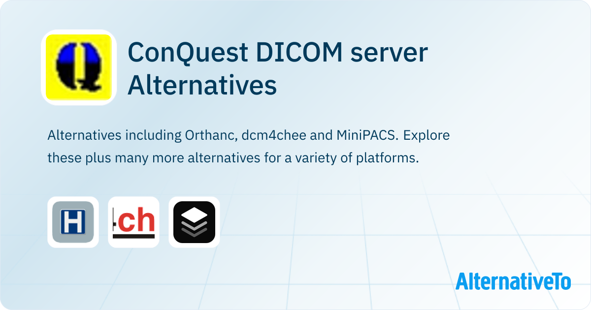 ConQuest DICOM server Alternatives - Explore Similar Apps & Services ...