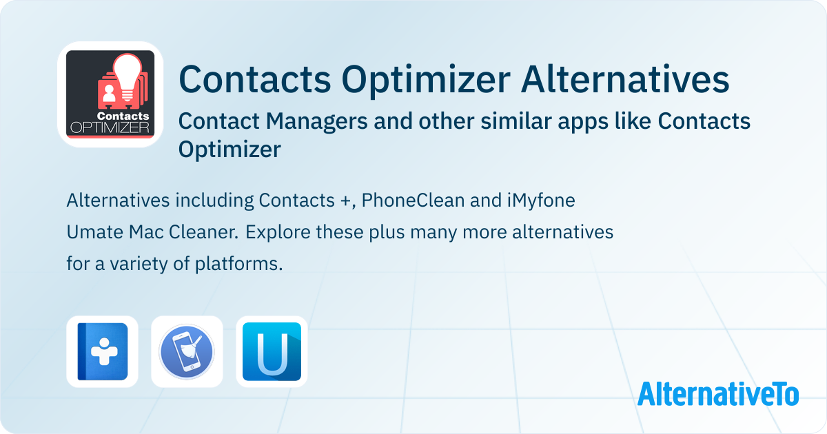 Contacts Optimizer Alternatives: Top 3 Contact Managers & Similar Apps ...
